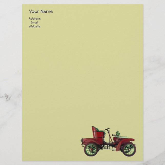 AUTO REPAIR- AUTOMOTIVE CUSTOMISED LETTERHEAD (Front)