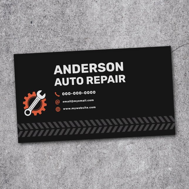 Auto Repair Business Card (Auto Repair Business Card)