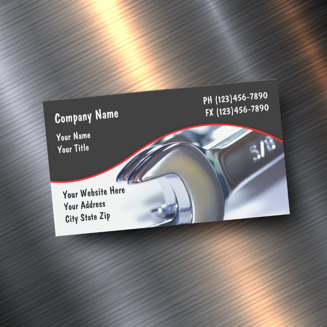 Auto Repair Business Card Magnet (Creator Uploaded)