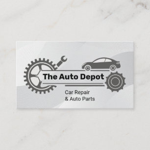 Auto Repair Fix Mechanic Business Card