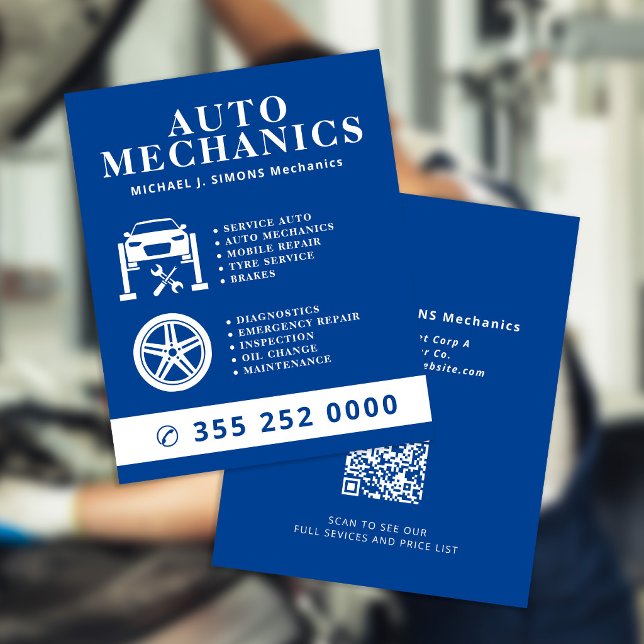 Auto repair professional mobile mechanic service flyer (Creator Uploaded)