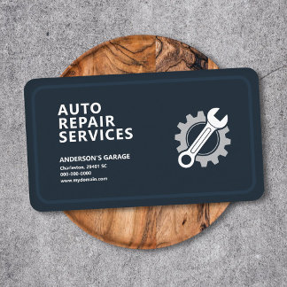Auto Repair Services Business Card