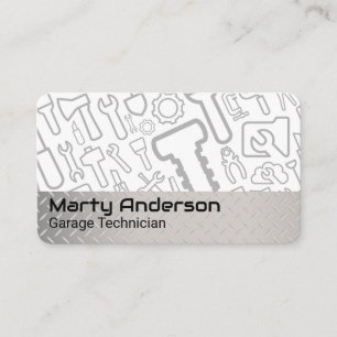 Auto Repair Shop Mechanic Car Care Business Card