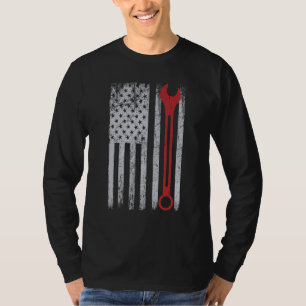 Auto Repairman Car Mechanic Wrench Workshop Tools  T-Shirt