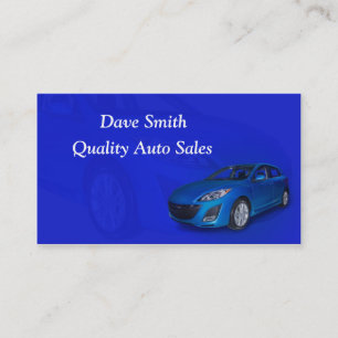 Auto Sales and Service Business Card