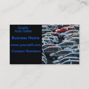 Auto Sales business card