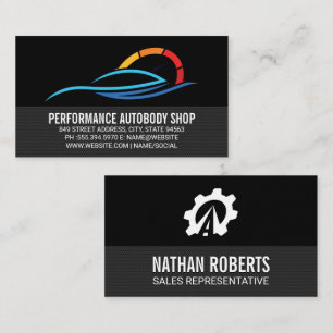 Auto Service Logo   Car Care Business Card