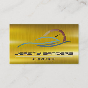 Auto Service Mechanic Tech Business Card