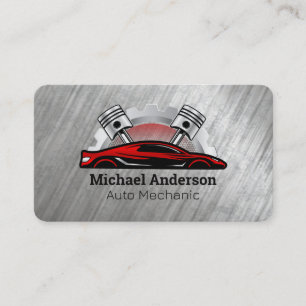 Auto Services Car Care Mechanic Business Card