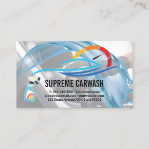 Auto Services   Car Wash Business Card