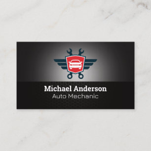 Auto Services   Wrenches   Mechanic Business Card