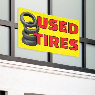 Auto Tire Shop Used Tires For Sale Banner