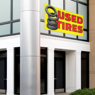 Auto Tire Shop Used Tires For Sale Banner