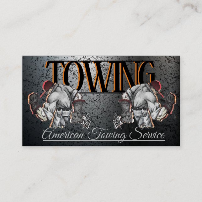 Auto Tow Business Card (Front)