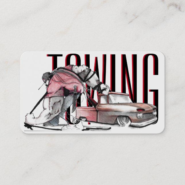 Auto Tow Business Card (Front)