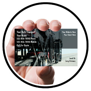 Auto Transport Business Cards