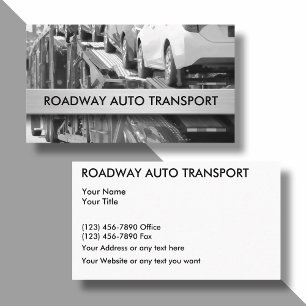 Auto Transport Business Cards