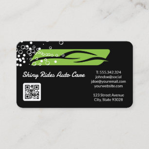 Auto Wash Cleaning Detailing Services Business Card