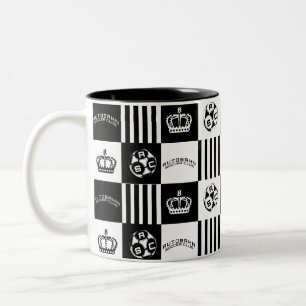 Autobahn Soccer Logo Pattern Coffee Mug