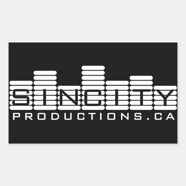 Autocollants SinCity Productions Rectangular Sticker (Front)