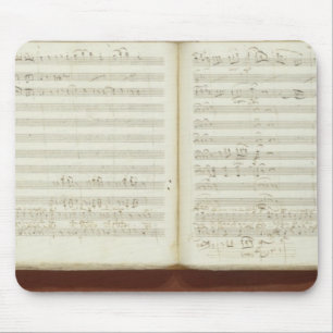 Autograph copy of 'The Magic Flute' Mouse Pad