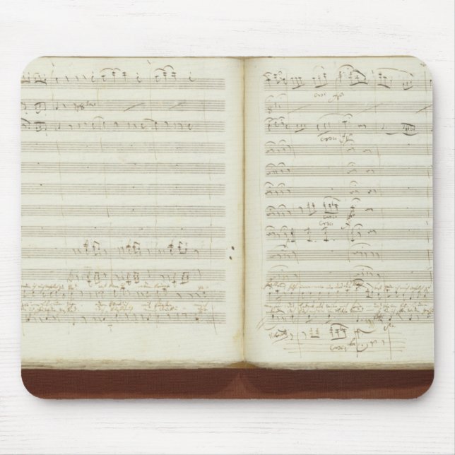 Autograph copy of 'The Magic Flute' Mouse Pad (Front)