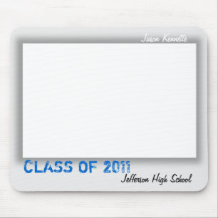 Autograph Graduation Mousepad Grey