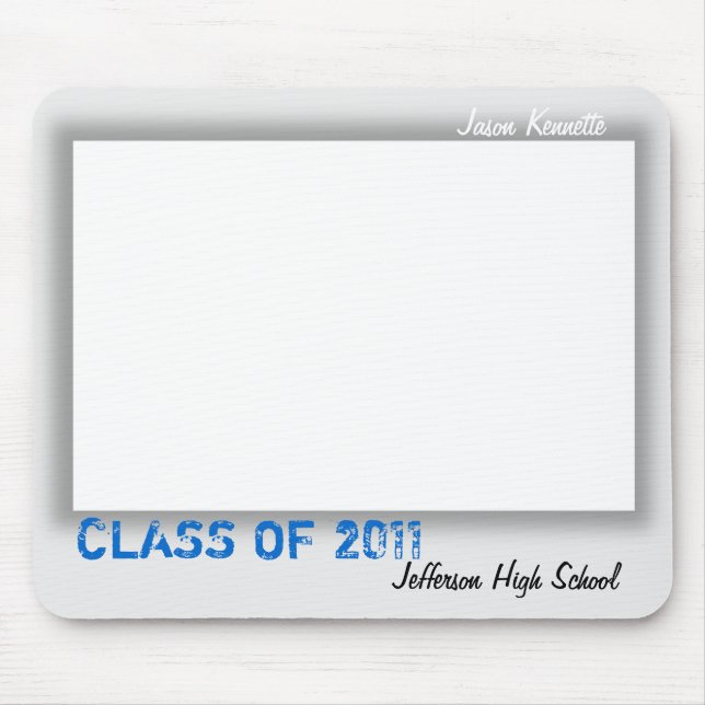 Autograph Graduation Mousepad Grey (Front)