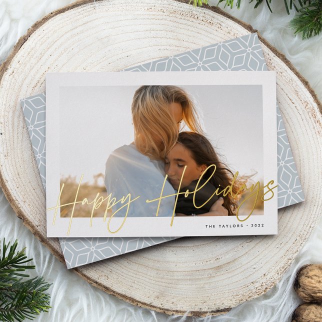 Autograph | Happy Holidays Horizontal Photo (Creator Uploaded)