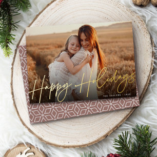 Autograph   Happy Holidays Horizontal Photo