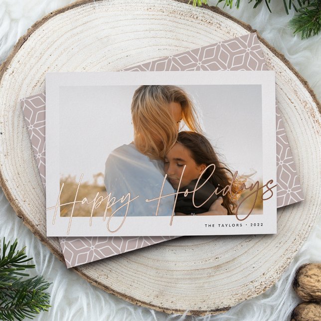 Autograph | Happy Holidays Horizontal Photo (Creator Uploaded)