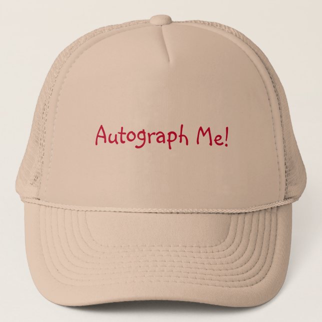 Autograph Me! Hat (Front)