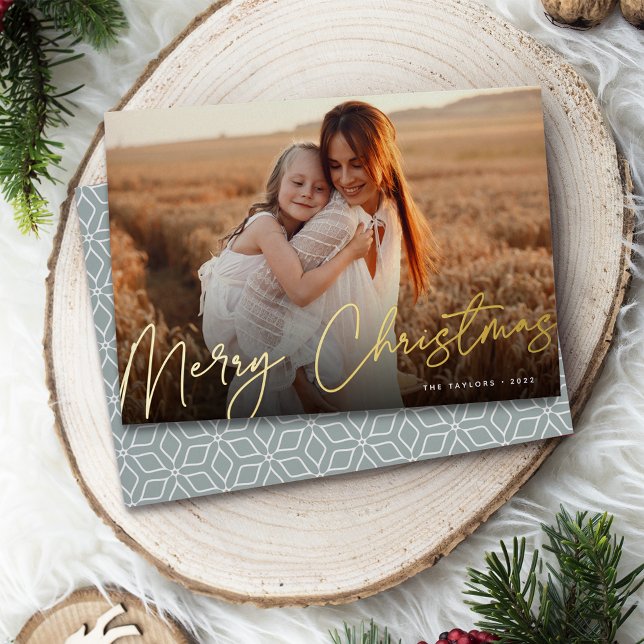 Autograph | Merry Christmas Horizontal Photo (Creator Uploaded)