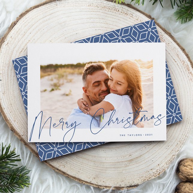 Autograph | Merry Christmas Photo Holiday Card (Creator Uploaded)