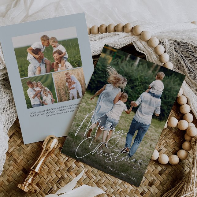 Autograph | Merry Christmas Vertical Photo (Creator Uploaded)