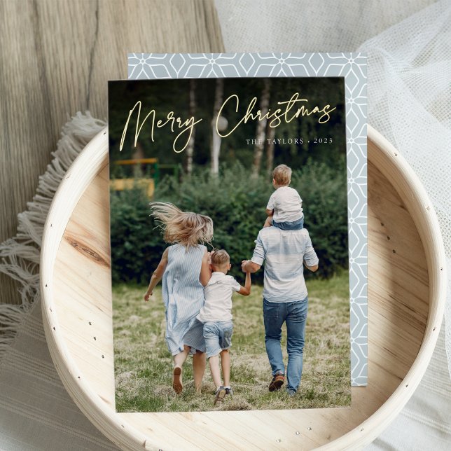 Autograph | Merry Christmas Vertical Photo (Creator Uploaded)