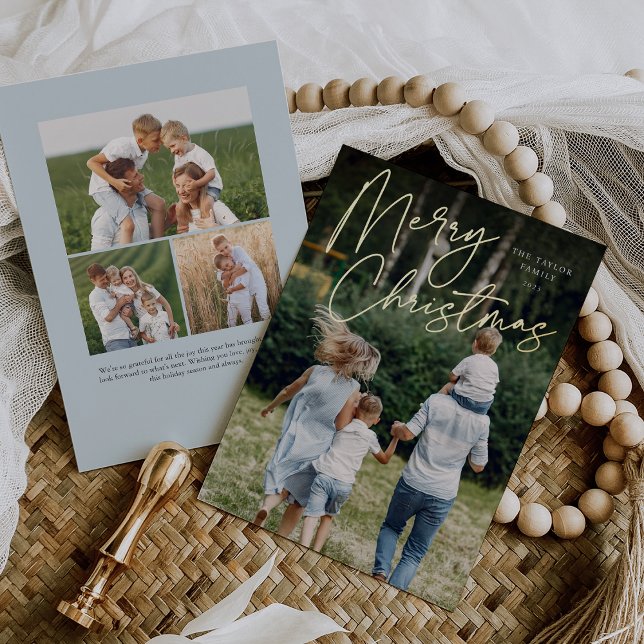 Autograph | Merry Christmas Vertical Photo (Creator Uploaded)