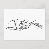 Autograph of Queen Elizabeth I of England