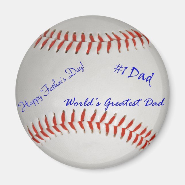 Autographed Baseball Magnet (Front)