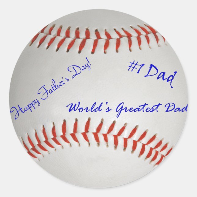 Autographed Baseball Sticker (Front)