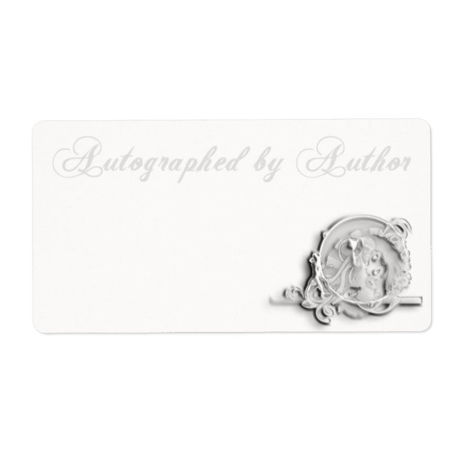 Autographed by Author Bookplate (Front)