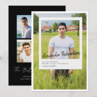 Autographed Snapshot | 5 Photo Graduation Party