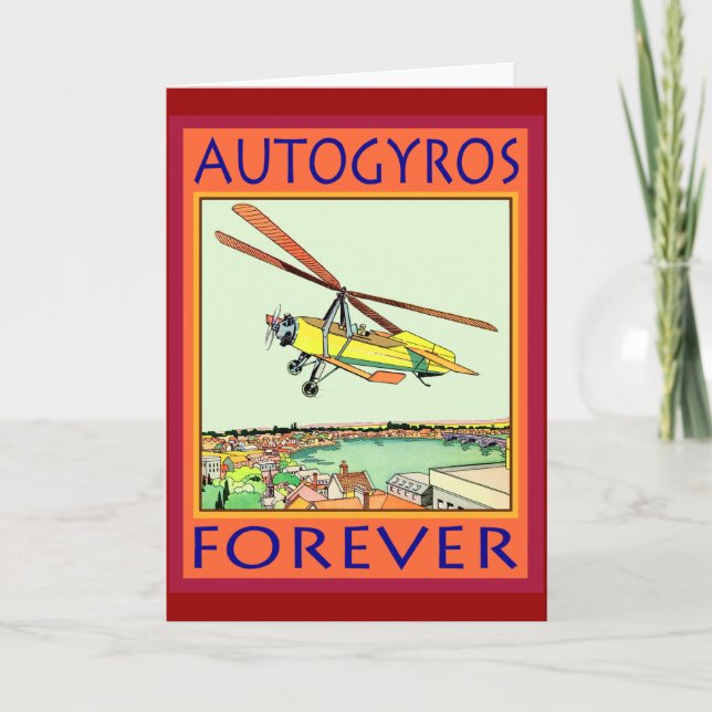 Autogyros Forever Card (Front)