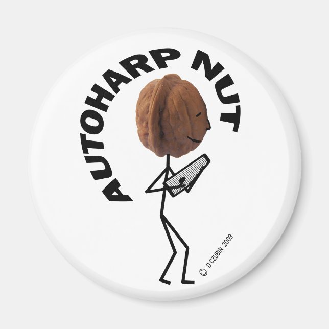 Autoharp Nut Magnet (Front)