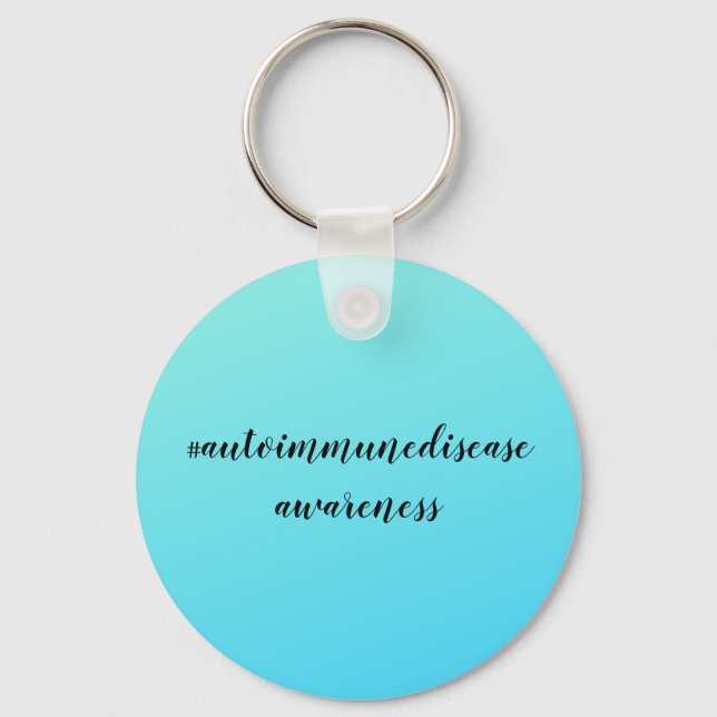 Autoimmune Disease Awareness Key Ring (Front)