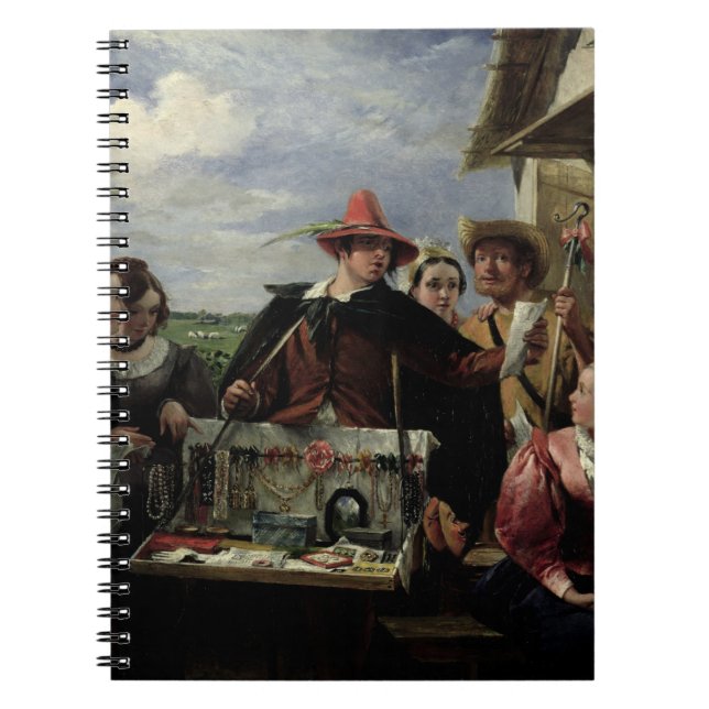 Autolycus, scene from 'A Winter's Tale', 1836 (oil Spiral Notebook (Front)