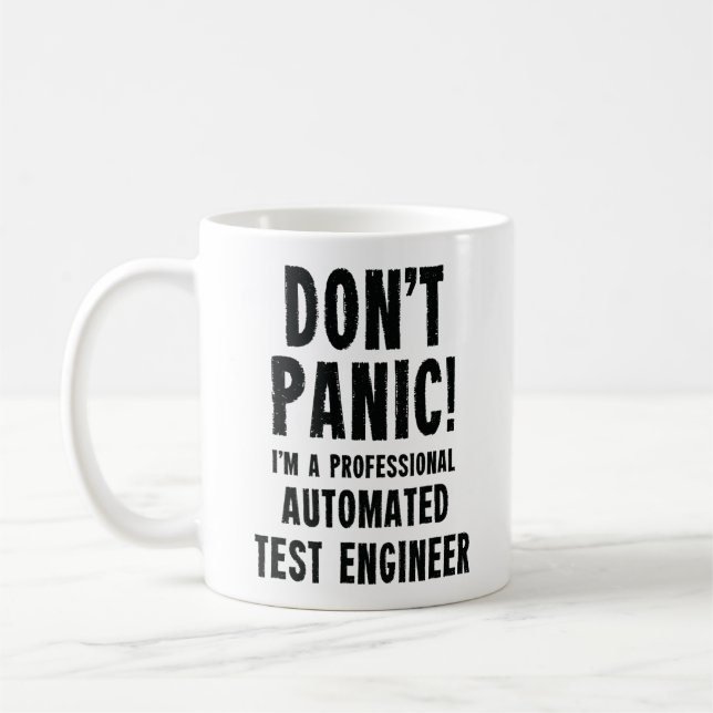 Automated Test Engineer Coffee Mug (Left)