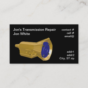 automatic transmission business card