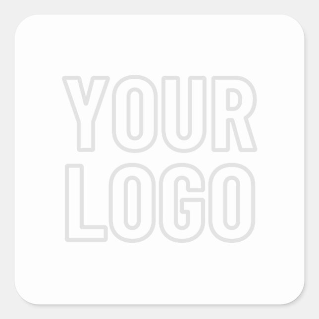 Automatically Lighten Logo For Background Square Sticker (Front)