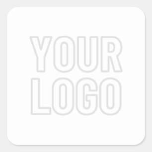 Automatically Lighten Logo For Background Square Sticker